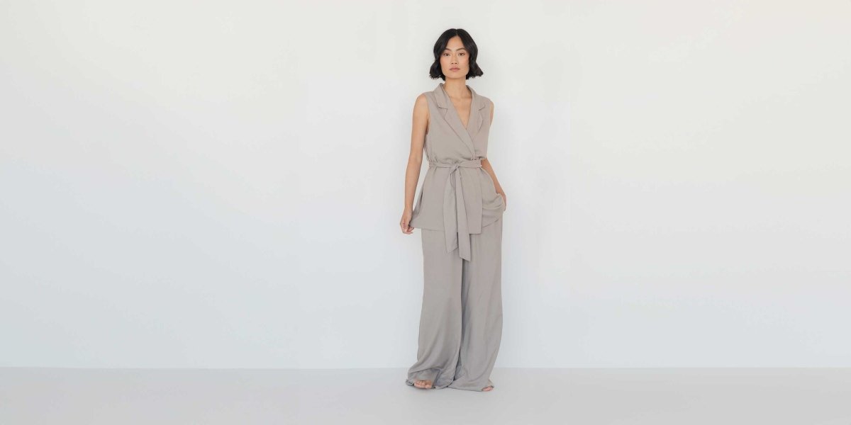 Wrap Vest and Elongate Pants - Esse