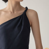 Twist and Turn Toga Dress