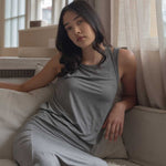 Cloud Cutaway Tank in Heather Grey - Esse-XS--