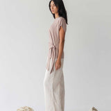 Cloud Top with Side Tie - Esse-Blush-XXS-