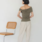 Cloud Twist Top - Esse - Heather Grey - XXS -