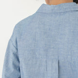 Cocoon Shirt in Dark Denim - Esse - XS -