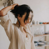 Cocoon Shirt in Stripes - Esse-Warm Sand-XS-