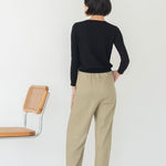 Cropped Cardigan in Boucle in Black - Esse - S -