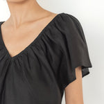 Flourish Blouse - Esse - Black - XXS -
