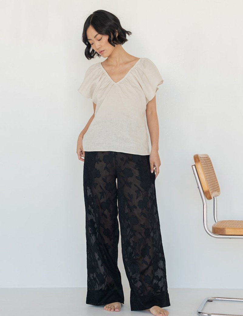 Flourish Blouse - Esse - Chalk - XXS -