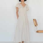 Flourish Dress - Esse - Chalk - XXS -