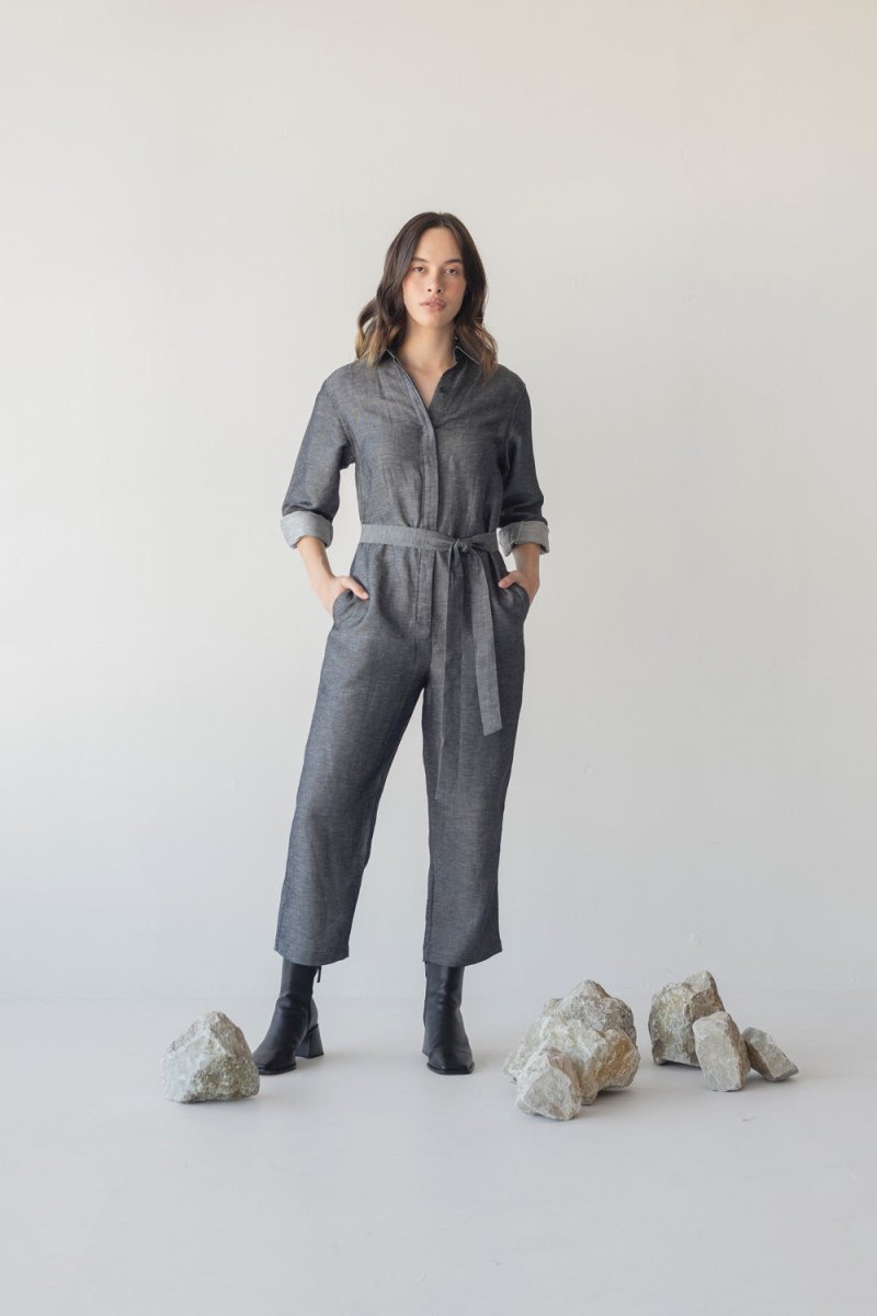 Japanese Denim Jumpsuit - Esse - XXS -