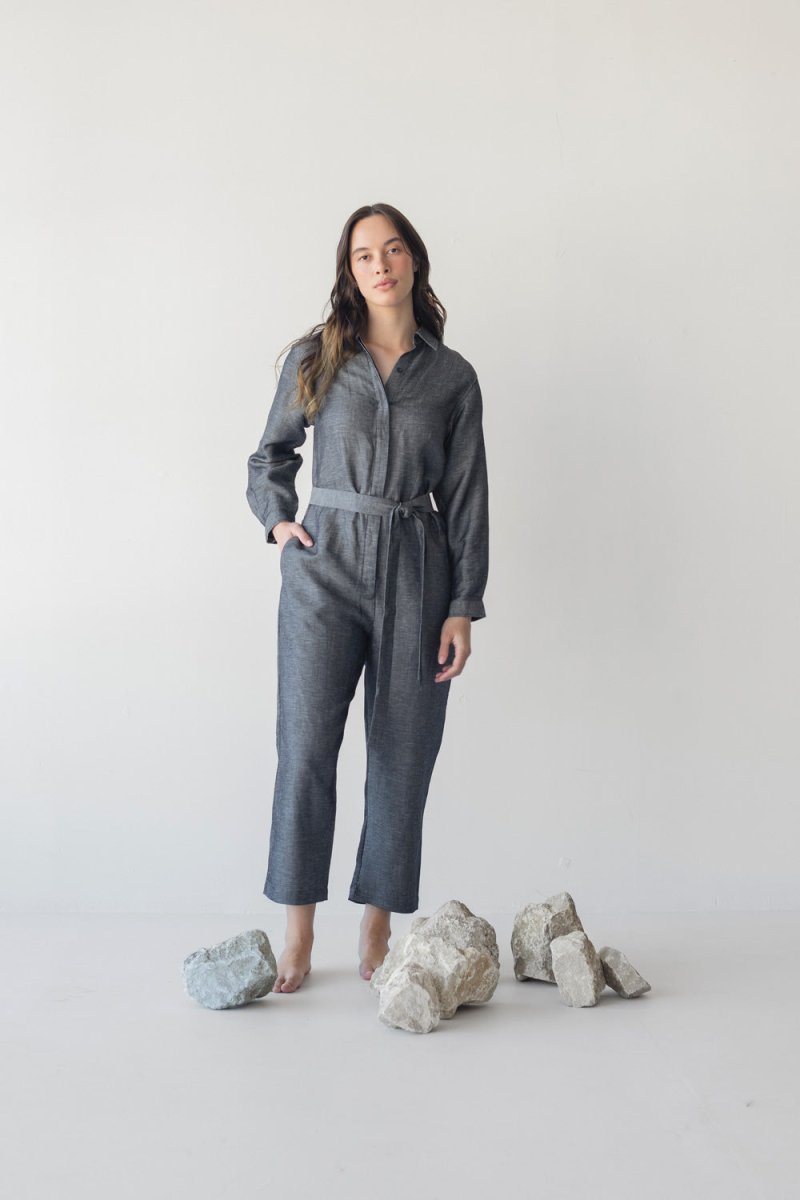 Japanese Denim Jumpsuit - Esse - XXS -