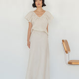 Linen Slip Skirt