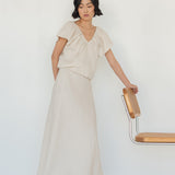 Linen Slip Skirt