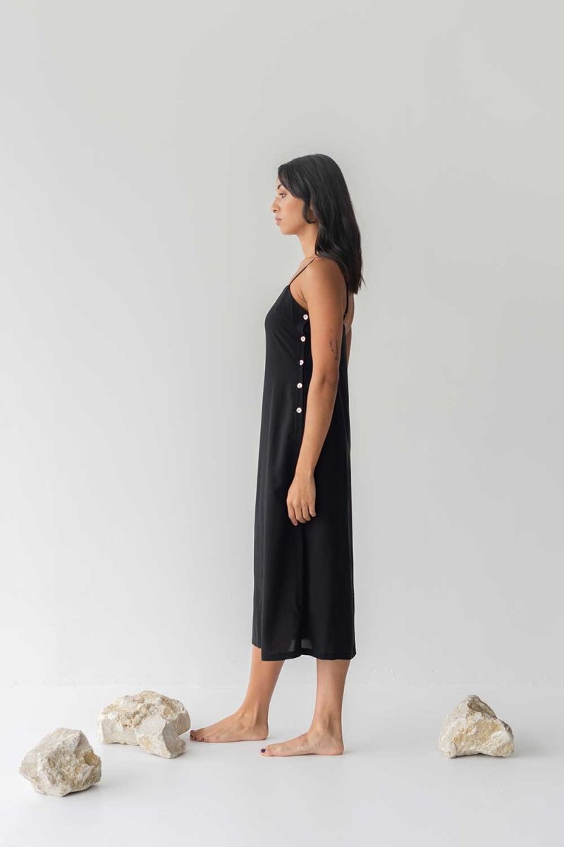 Open Back Dress - Esse-Mocha-XS (Backorder)-
