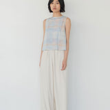 Open Back Top - Watercolour Plaid - Esse - Sommer - XS -