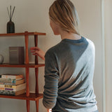 Silk Cashmere Asymmetrical Cardigan - Esse - S - Black -