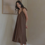 Soleil Dress (Sample) - Esse - Mocha - S - XL -
