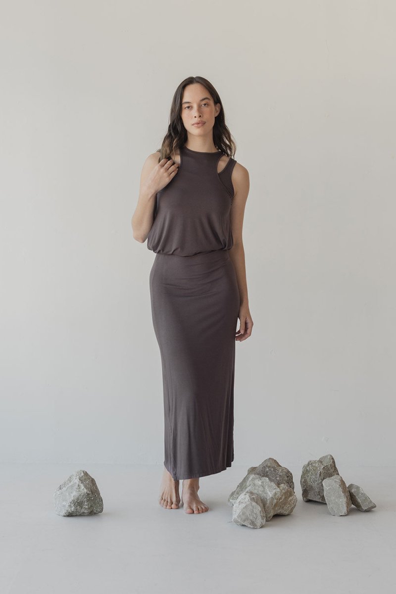 Cloud Pencil Skirt - Esse-Nautical Blue-XXS (MTO)-None/ Option 1