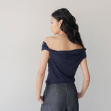 Cloud Twist Top - Esse-Nautical Blue-XXS (MTO)-None/ Option 1-2