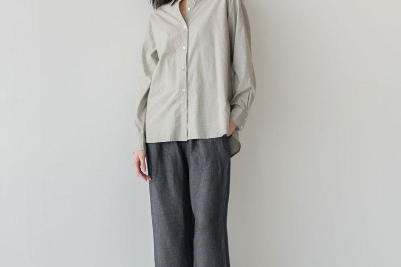 Cocoon Shirt - Esse-Glacier Grey-XXS (MTO)-None/ Option 1-2