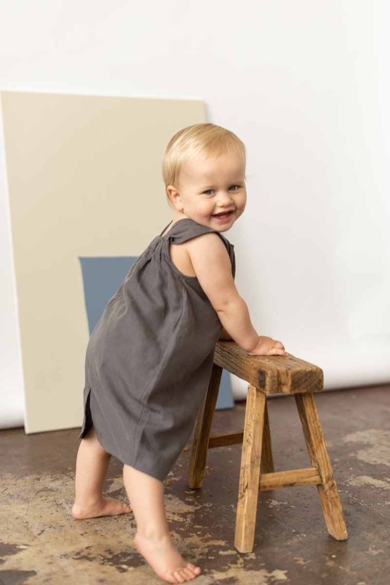 for Pēpi Balloon Dress - Esse-Smoke-12-24M-
