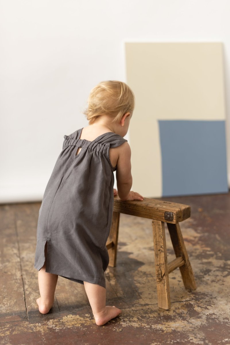 for Pēpi Balloon Dress - Esse-Smoke-12-24M-