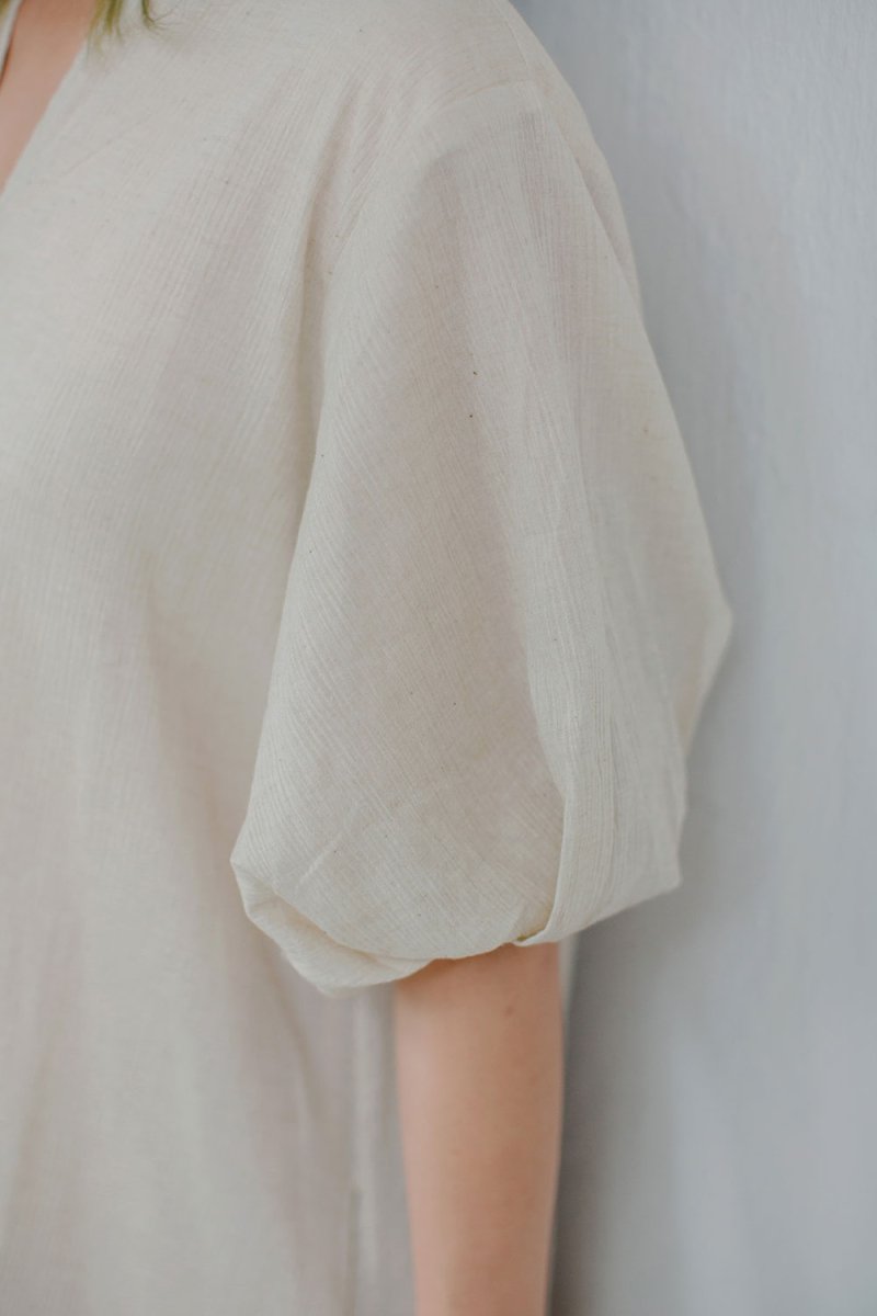 Modern Gypsy Trapeze Dress - Esse-Natural-XXS (MTO)-None/ Option 1