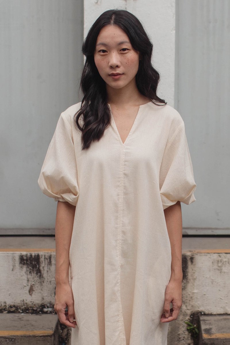 Modern Gypsy Trapeze Dress - Esse-Natural-XXS (MTO)-None/ Option 1