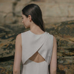 Open Back Dress - Esse-Black-XS-