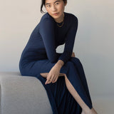 Sculptural Dress (Sample) - Esse - Nautical Blue - S -