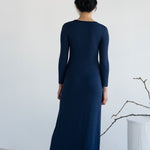 Sculptural Dress (Sample) - Esse - Nautical Blue - S -