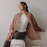 Cocoon Shirt 2.0 in Mocha