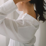 Cocoon Shirt 2.0 in White