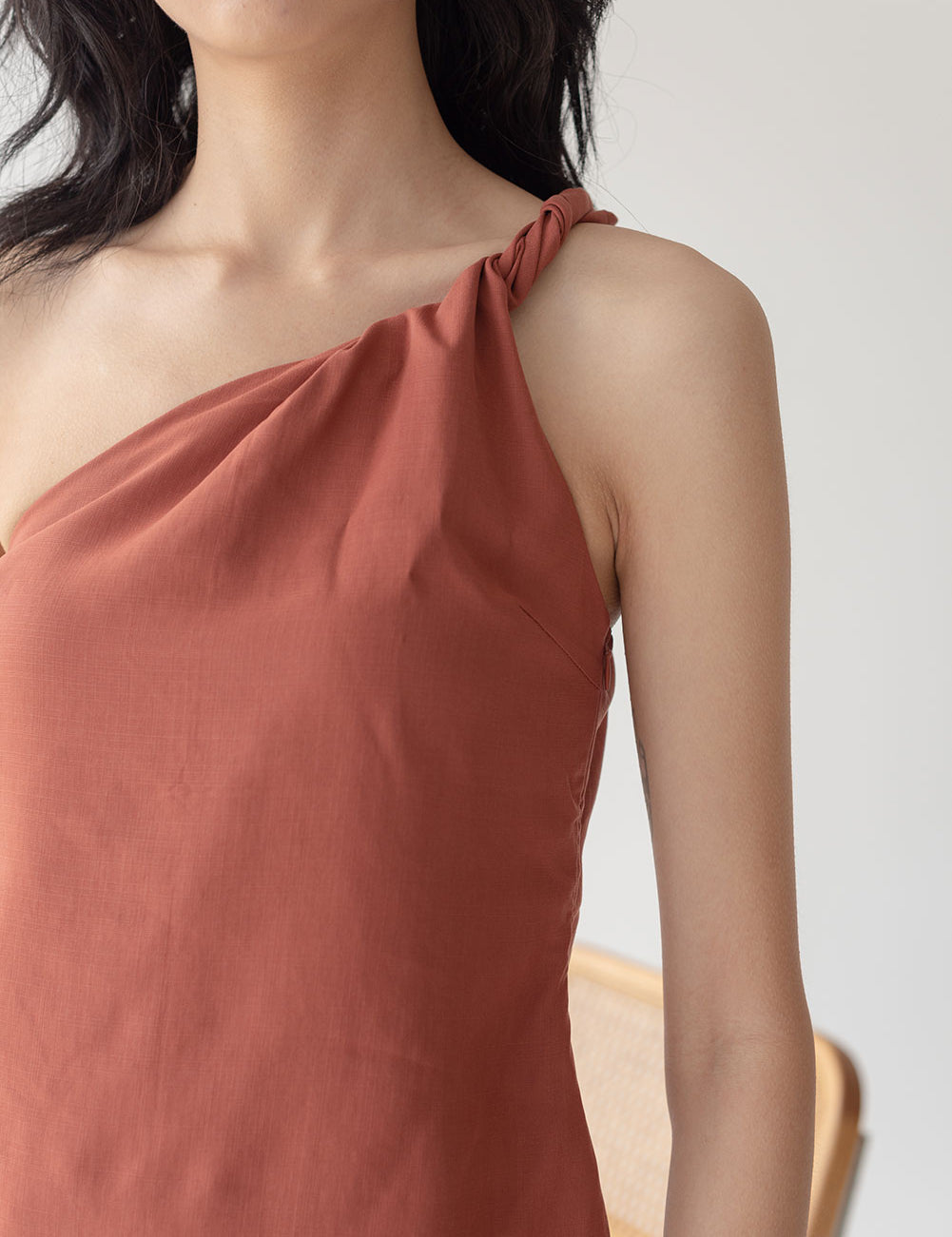 Twist and Turn Toga Dress