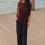 Cloud Asymmetric Blouse in Cherry - Esse-XXS - 