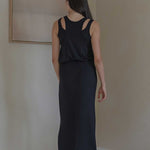Cloud Cutaway Tank in Black - Esse-XS--