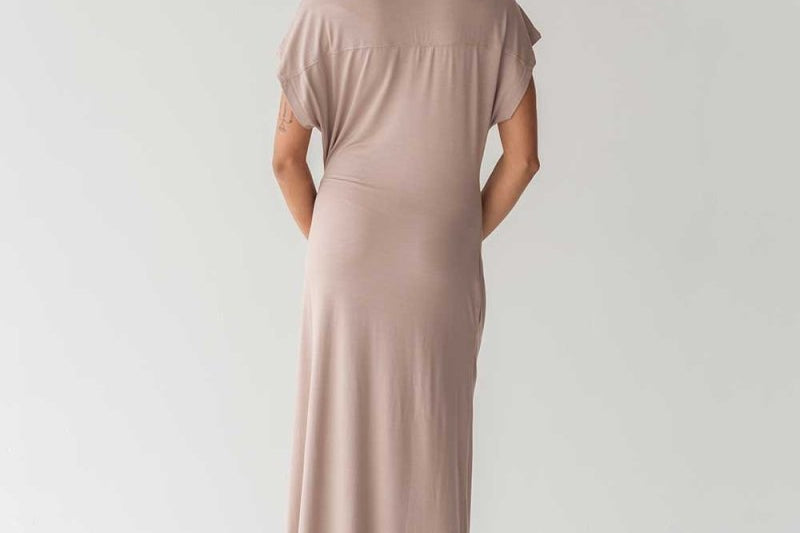 Cloud Dress with Side Tie in Blush - Esse-XXS--