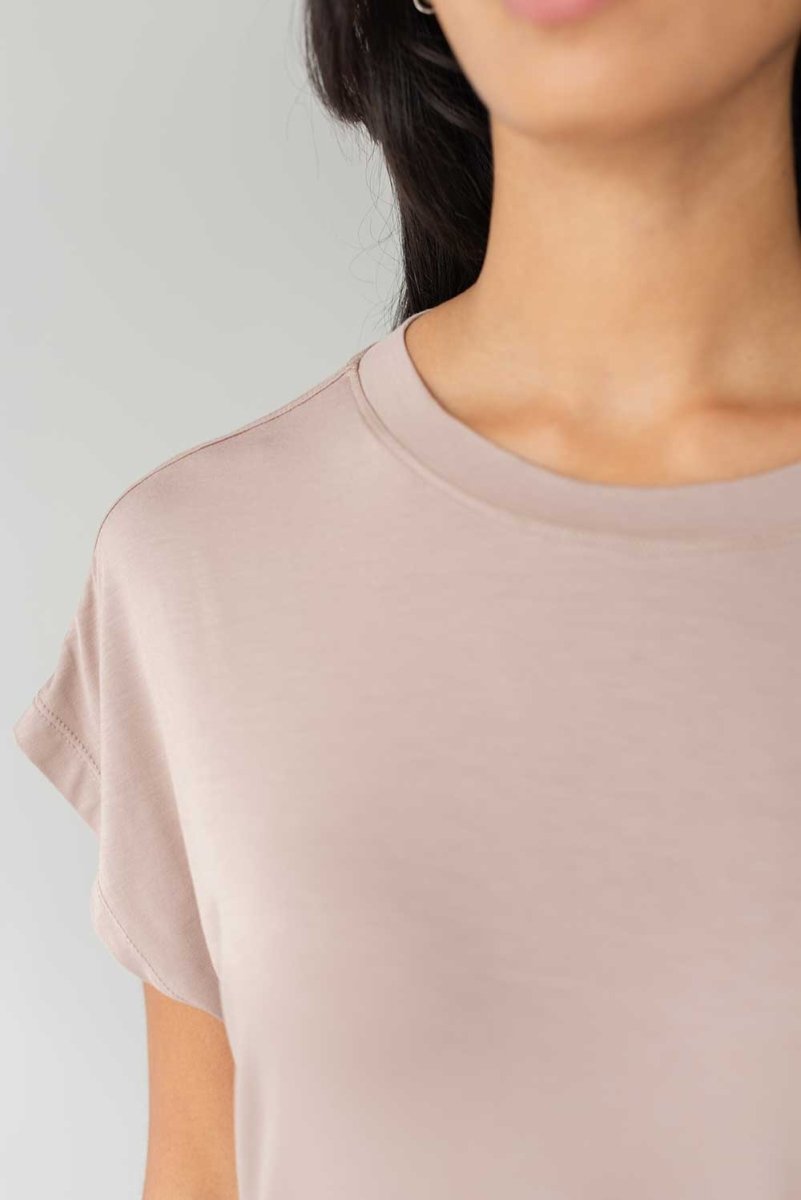 Cloud Dress with Side Tie in Blush - Esse-XXS--