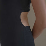 Cloud Maxi Dress with Cut-out in Black - Esse-XXS--