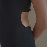 Cloud Maxi Dress with Cut-out in Black - Esse-XXS--