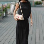 Cloud Maxi Skirt in Black - Esse-XXS - 