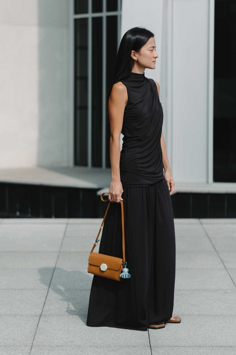Cloud Maxi Skirt in Black - Esse-XXS - 