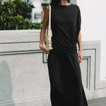 Cloud Maxi Skirt in Black - Esse-XXS - 