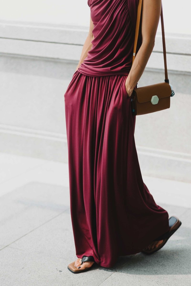 Cloud Maxi Skirt in Cherry - Esse-XXS - 