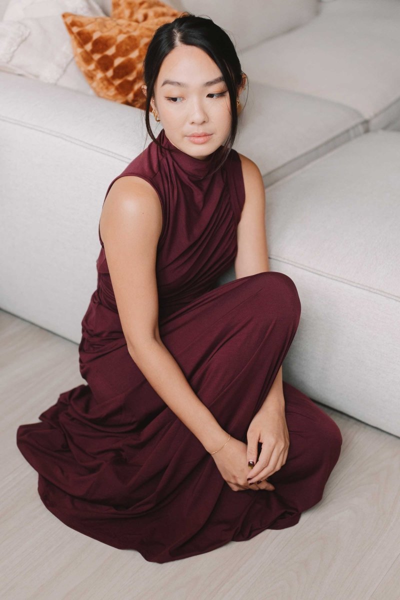 Cloud Maxi Skirt in Cherry - Esse-XXS - 
