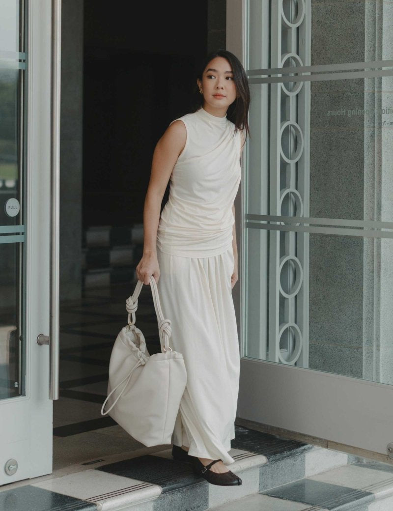 Cloud Maxi Skirt in Vanilla - Esse-XXS - 