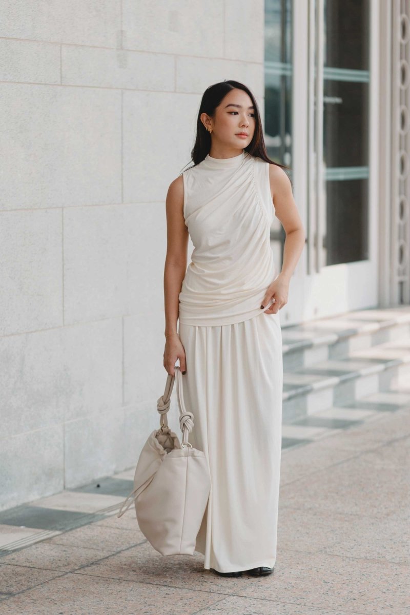 Cloud Maxi Skirt in Vanilla - Esse-XXS - 