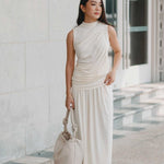 Cloud Maxi Skirt in Vanilla - Esse-XXS - 