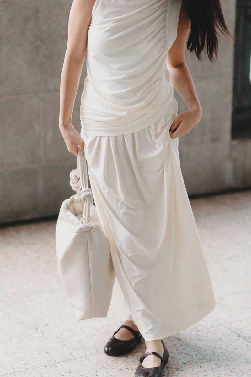 Cloud Maxi Skirt in Vanilla - Esse-XXS - 