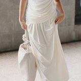 Cloud Maxi Skirt in Vanilla - Esse-XXS - 