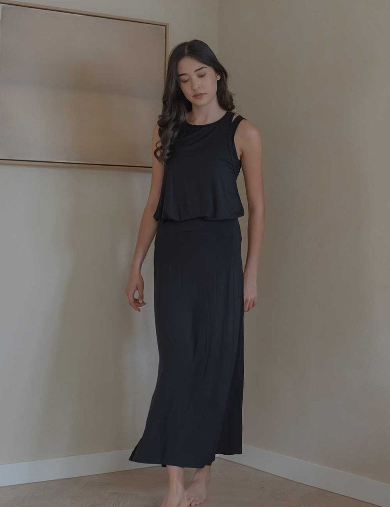 Cloud Pencil Skirt in Black - Esse-XXS--