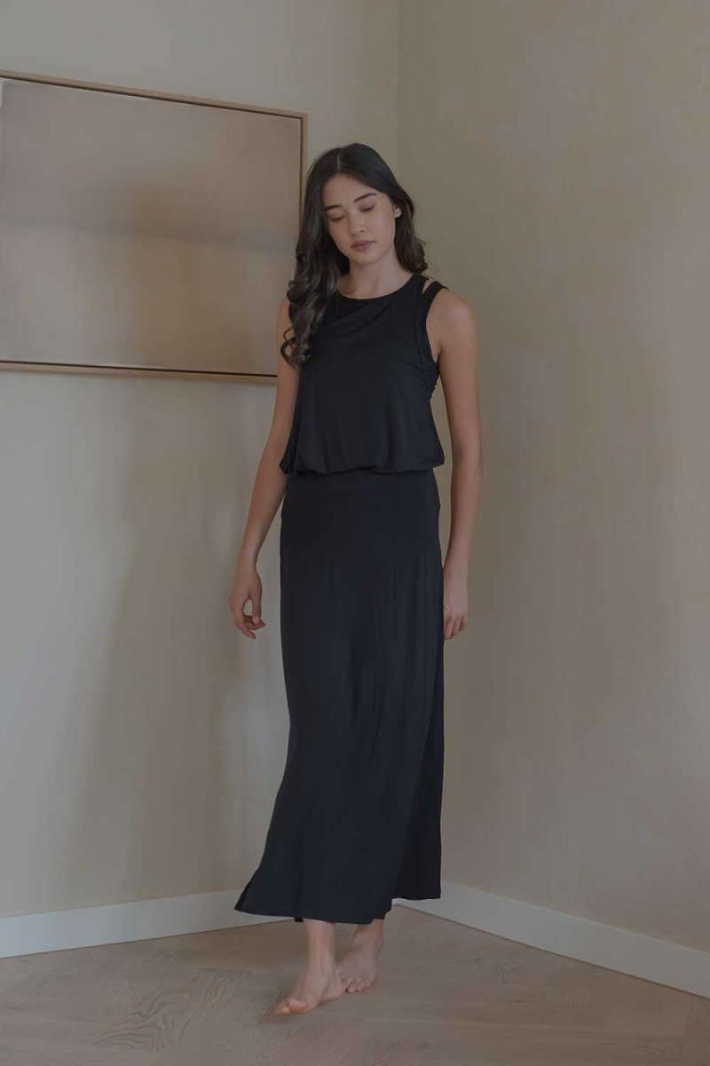 Cloud Pencil Skirt in Black - Esse-XXS--